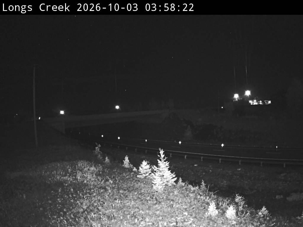 Web Cam image of Longs Creek (NB Highway 2)