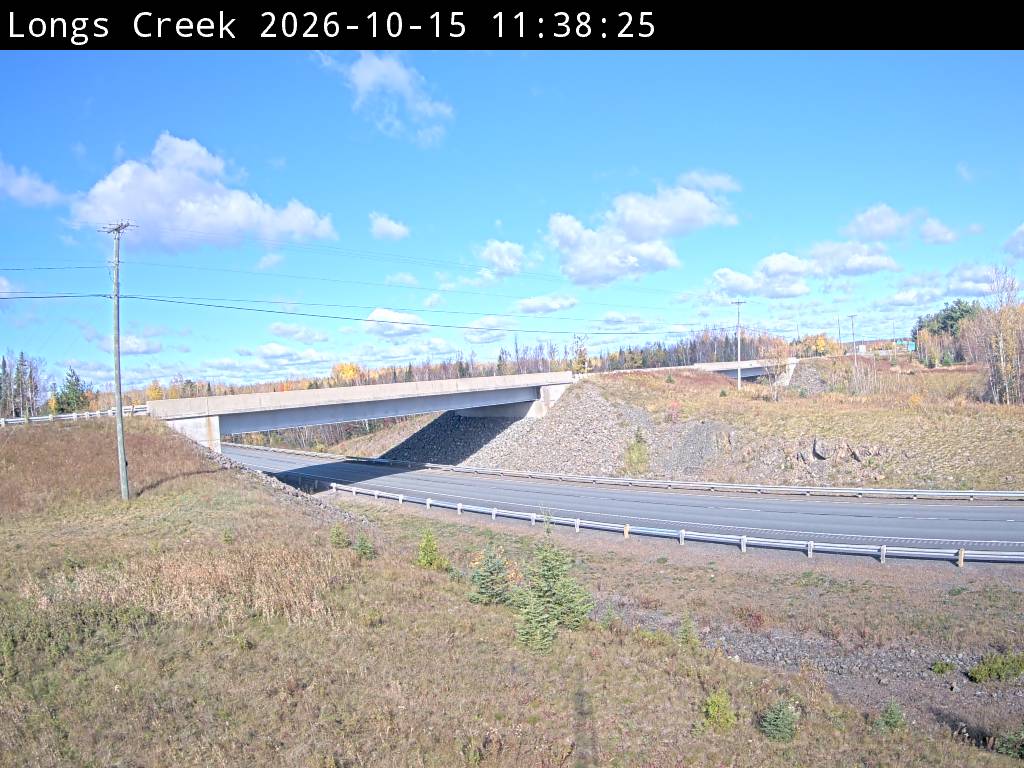 Web Cam image of Longs Creek (NB Highway 2)
