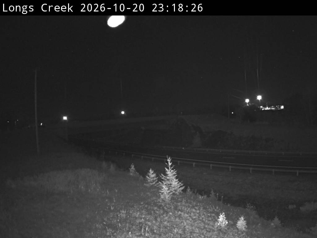 Web Cam image of Longs Creek (NB Highway 2)