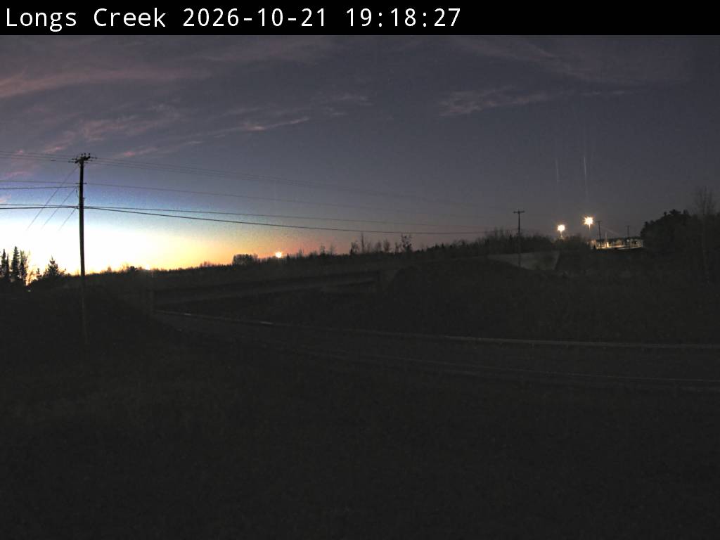 Web Cam image of Longs Creek (NB Highway 2)