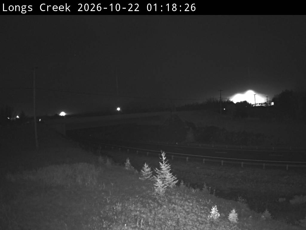 Web Cam image of Longs Creek (NB Highway 2)