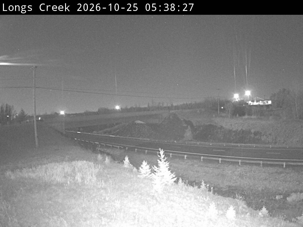 Web Cam image of Longs Creek (NB Highway 2)