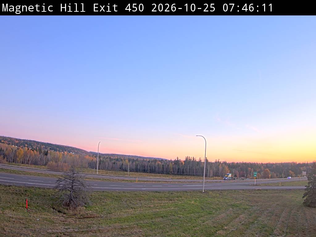 Web Cam image of Moncton (NB Highway 2)