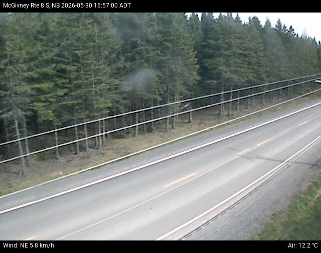Web Cam image of McGivney (NB Highway 8)