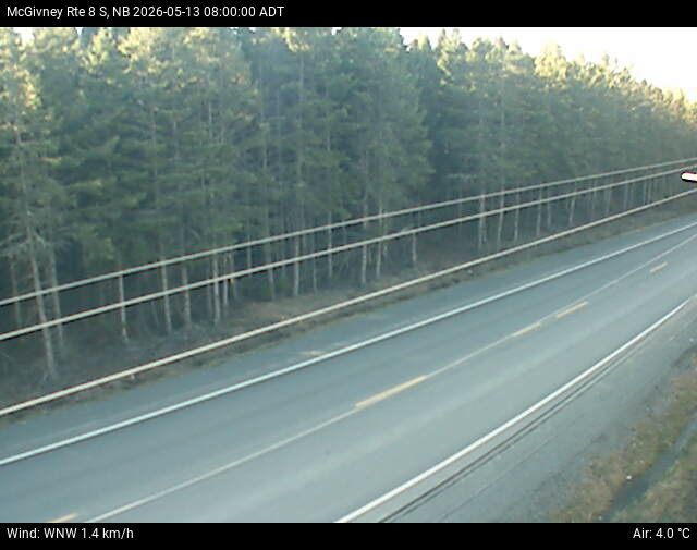 Web Cam image of McGivney (NB Highway 8)