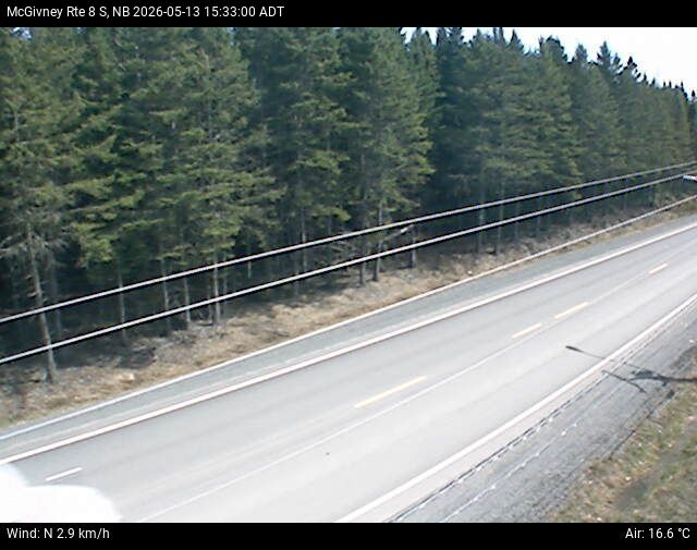Web Cam image of McGivney (NB Highway 8)
