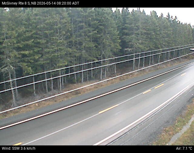 Web Cam image of McGivney (NB Highway 8)