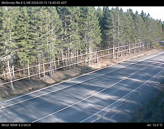 Web Cam image of McGivney (NB Highway 8)