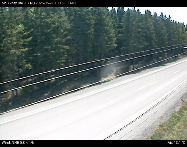 Web Cam image of McGivney (NB Highway 8)