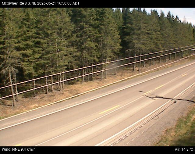 Web Cam image of McGivney (NB Highway 8)