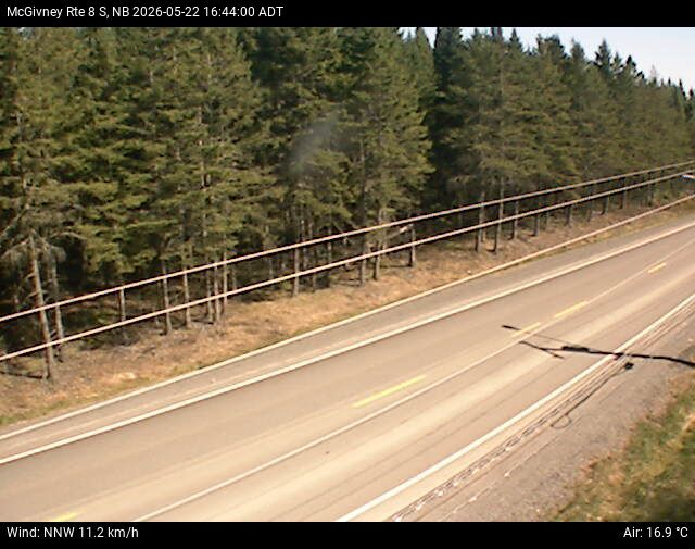 Web Cam image of McGivney (NB Highway 8)