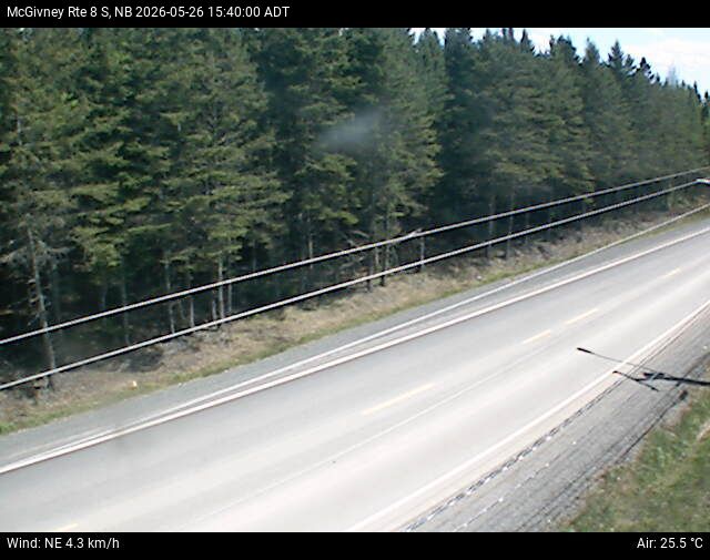 Web Cam image of McGivney (NB Highway 8)