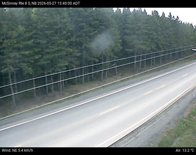 Web Cam image of McGivney (NB Highway 8)