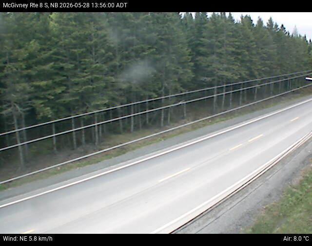 Web Cam image of McGivney (NB Highway 8)