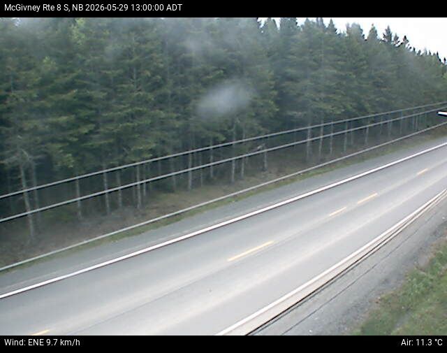 Web Cam image of McGivney (NB Highway 8)