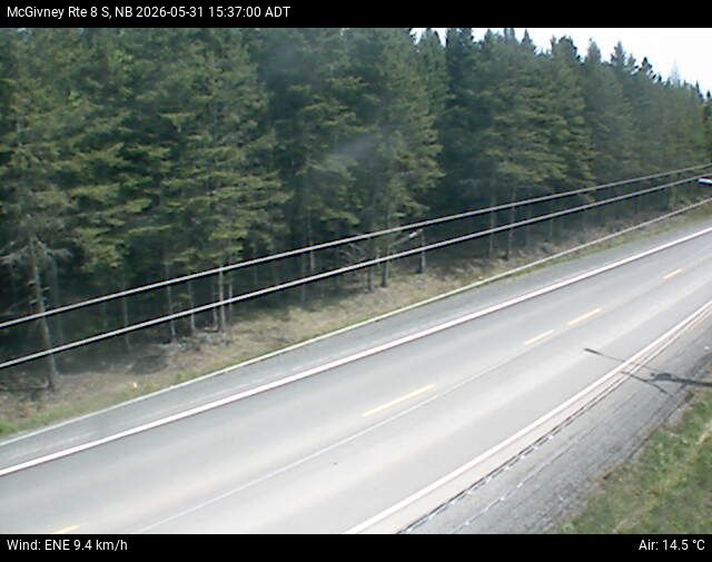 Web Cam image of McGivney (NB Highway 8)