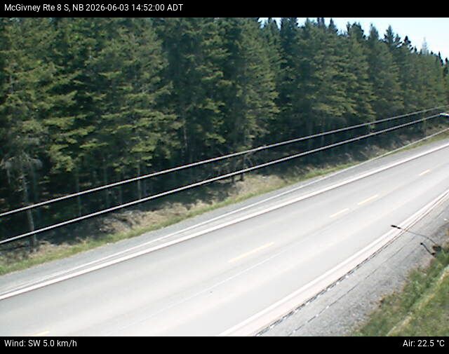 Web Cam image of McGivney (NB Highway 8)