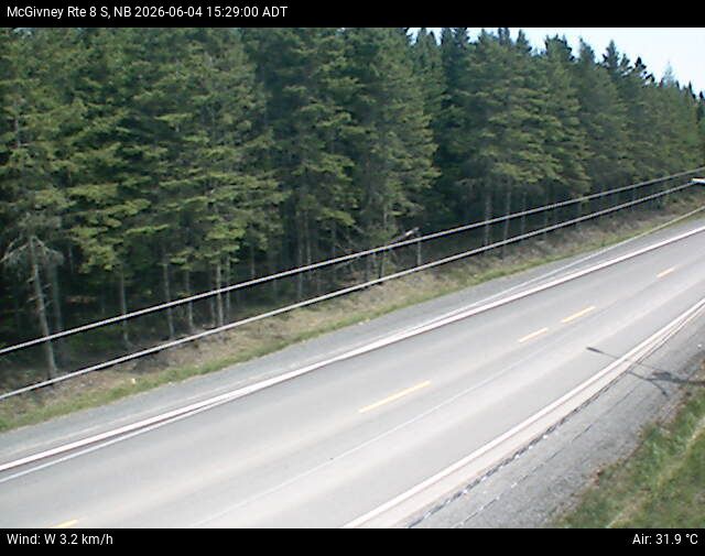 Web Cam image of McGivney (NB Highway 8)