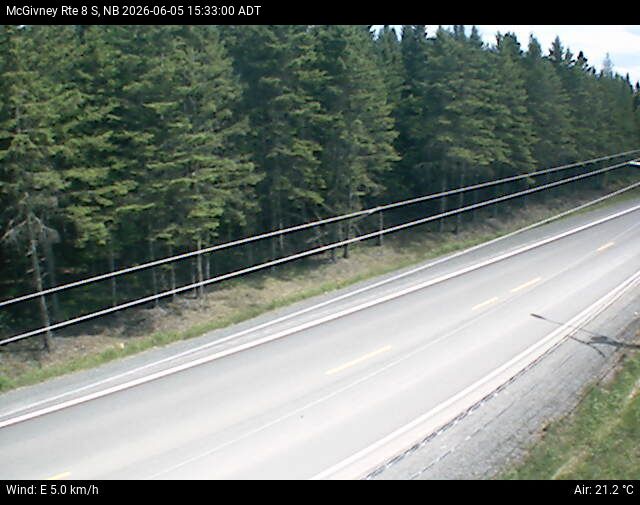 Web Cam image of McGivney (NB Highway 8)