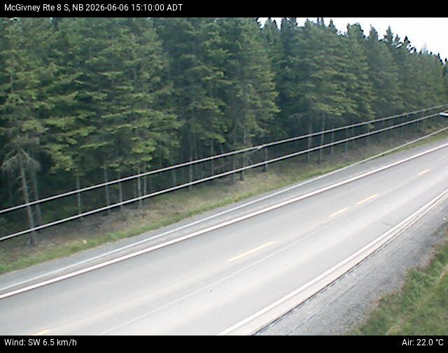 Web Cam image of McGivney (NB Highway 8)