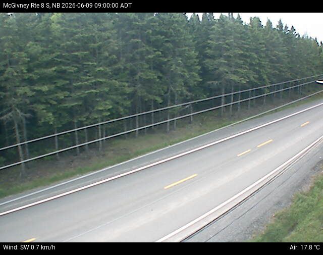 Web Cam image of McGivney (NB Highway 8)