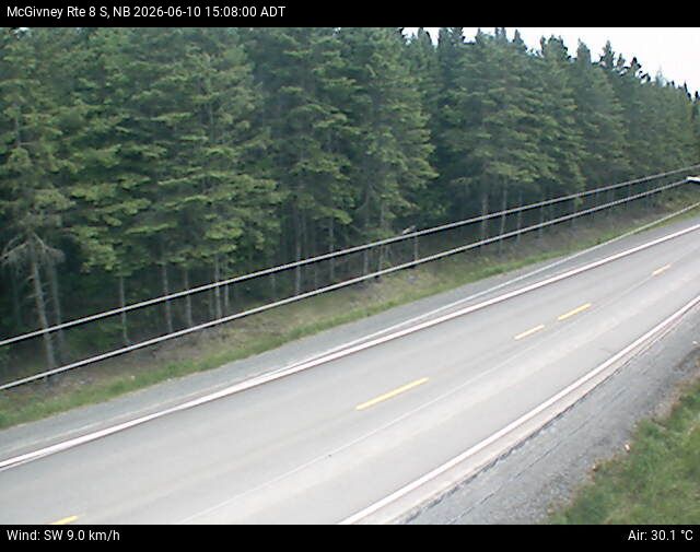 Web Cam image of McGivney (NB Highway 8)