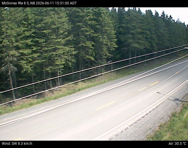 Web Cam image of McGivney (NB Highway 8)
