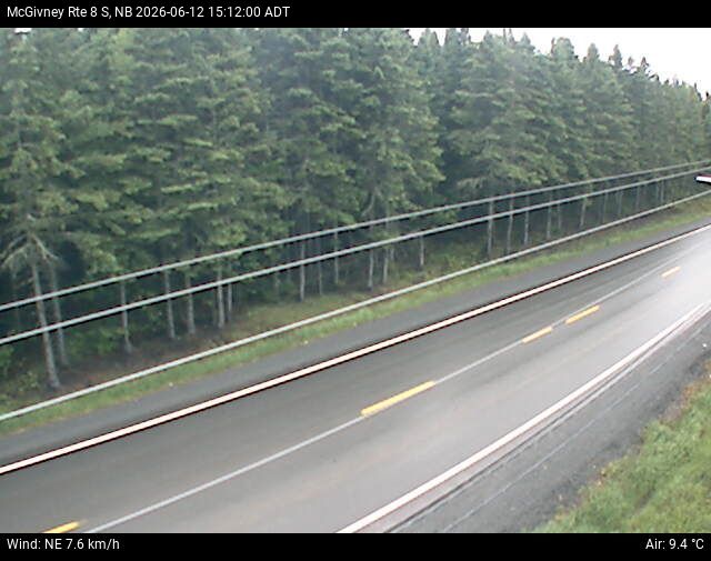 Web Cam image of McGivney (NB Highway 8)