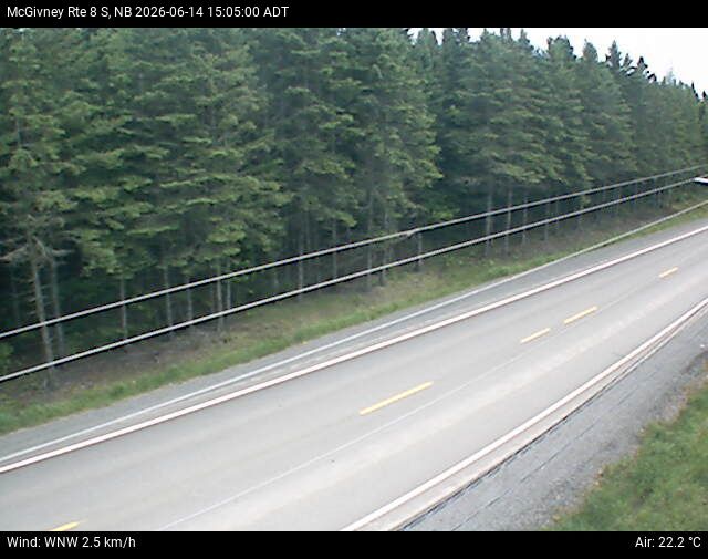 Web Cam image of McGivney (NB Highway 8)
