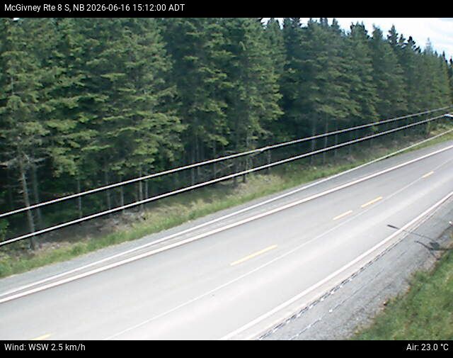 Web Cam image of McGivney (NB Highway 8)