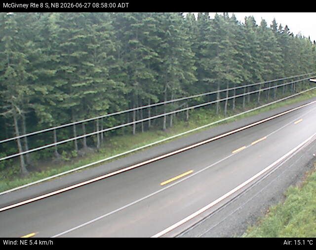 Web Cam image of McGivney (NB Highway 8)