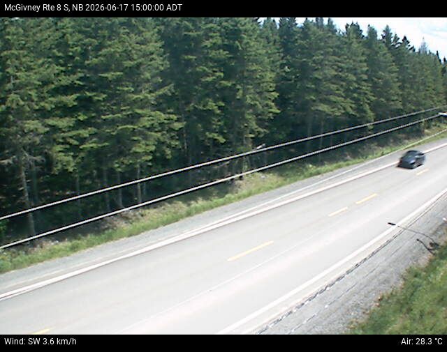 Web Cam image of McGivney (NB Highway 8)