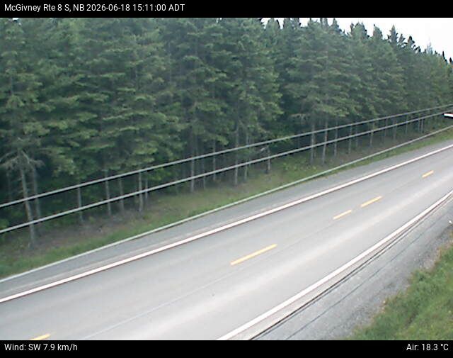 Web Cam image of McGivney (NB Highway 8)