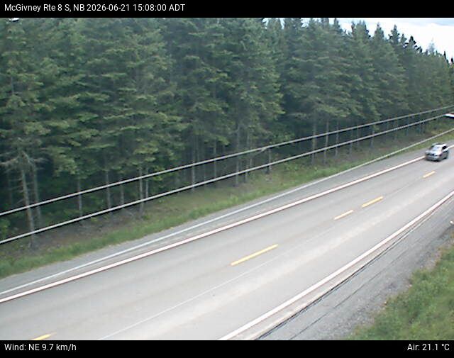 Web Cam image of McGivney (NB Highway 8)