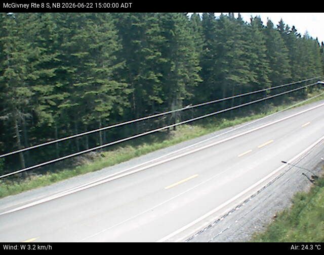 Web Cam image of McGivney (NB Highway 8)