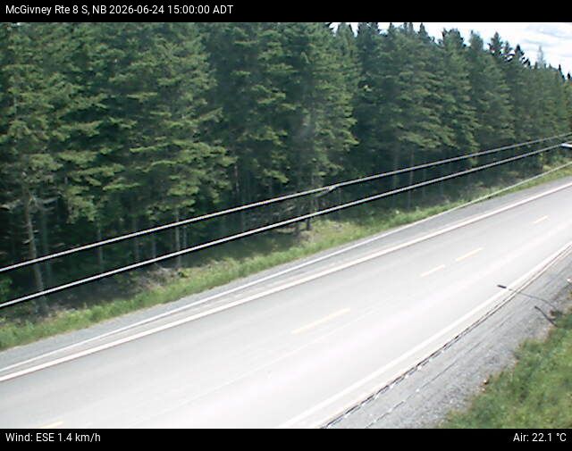 Web Cam image of McGivney (NB Highway 8)