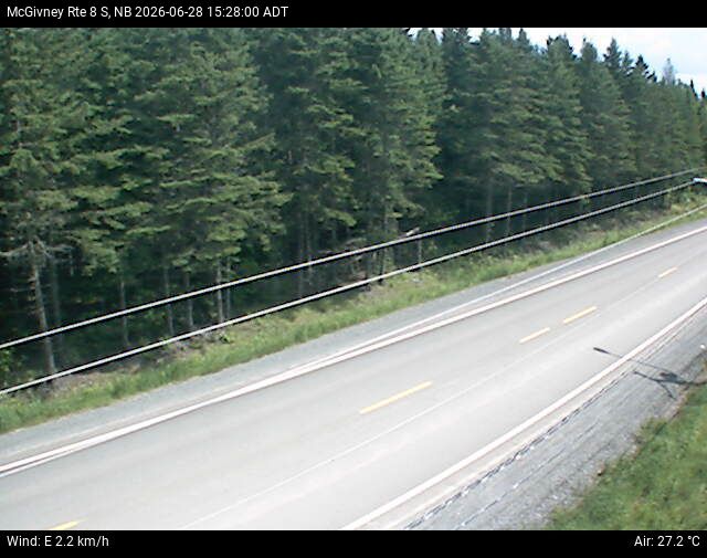 Web Cam image of McGivney (NB Highway 8)
