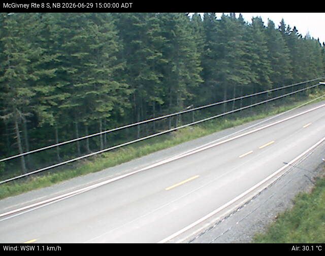 Web Cam image of McGivney (NB Highway 8)