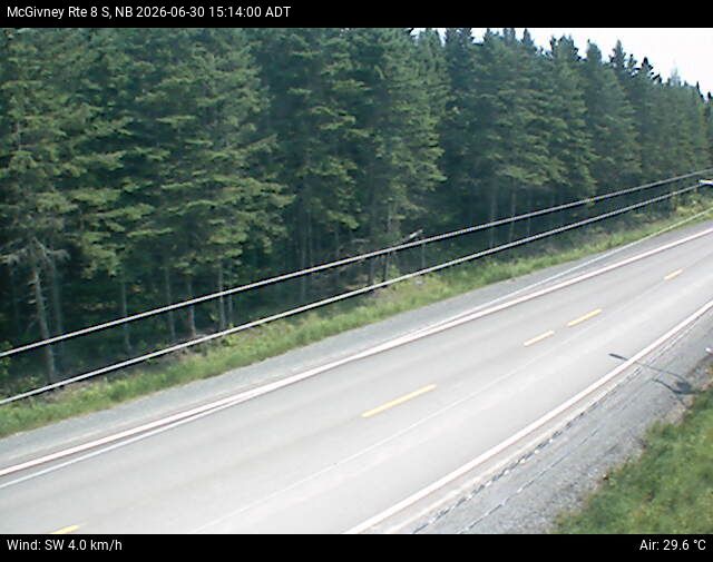 Web Cam image of McGivney (NB Highway 8)