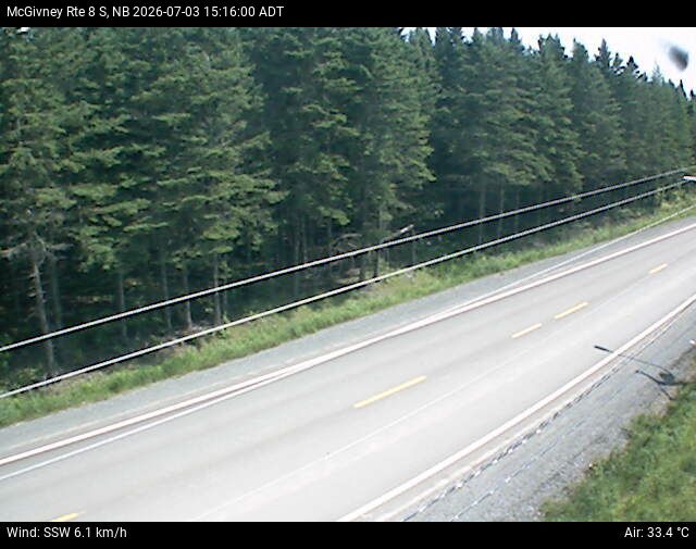Web Cam image of McGivney (NB Highway 8)