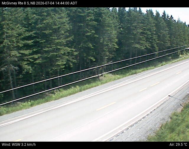 Web Cam image of McGivney (NB Highway 8)