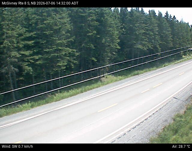 Web Cam image of McGivney (NB Highway 8)