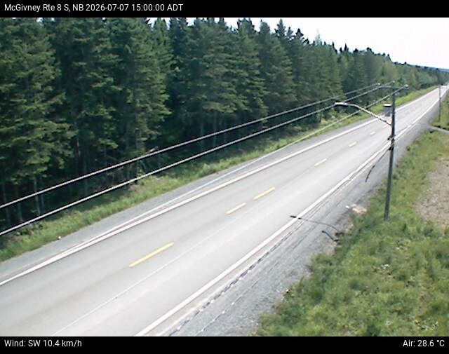 Web Cam image of McGivney (NB Highway 8)