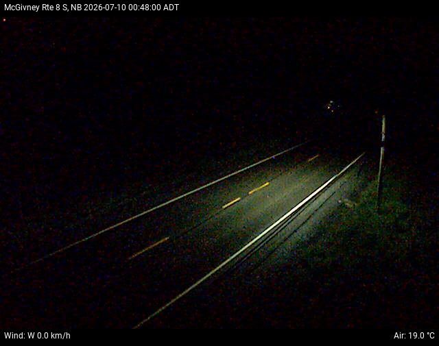 Web Cam image of McGivney (NB Highway 8)