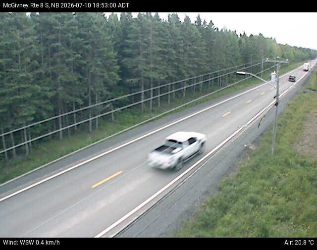 Web Cam image of McGivney (NB Highway 8)