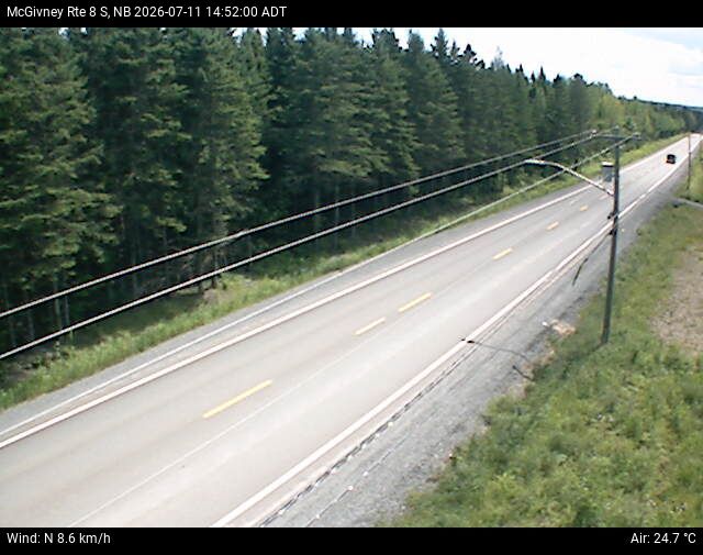 Web Cam image of McGivney (NB Highway 8)
