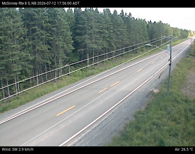 Web Cam image of McGivney (NB Highway 8)