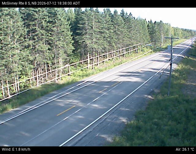 Web Cam image of McGivney (NB Highway 8)