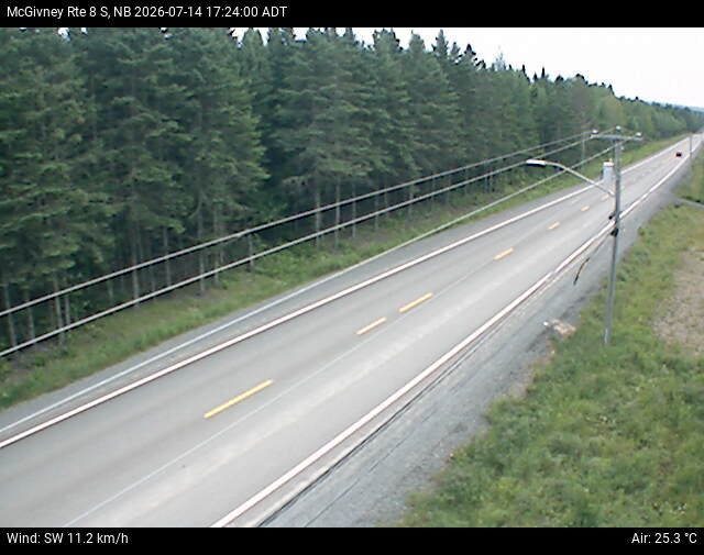 Web Cam image of McGivney (NB Highway 8)