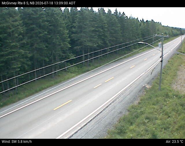 Web Cam image of McGivney (NB Highway 8)